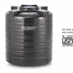 DUTRON (ISI) Water Tank  Black Color