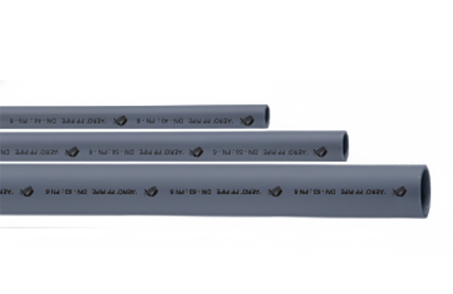 PP Pipe Polypropylene HDPE Grey