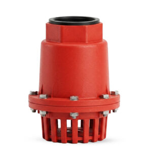 PP FOOT VALVE ( RED ) NUT BOLT TYPE